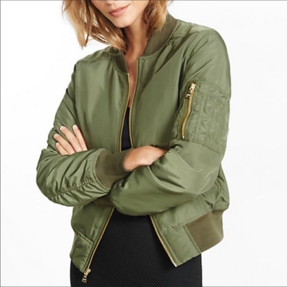 express nylon bomber jacket